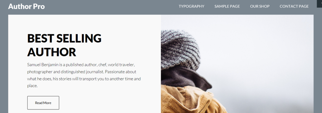 Author Pro Theme