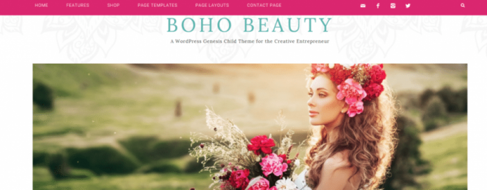 Boho Beauty Theme