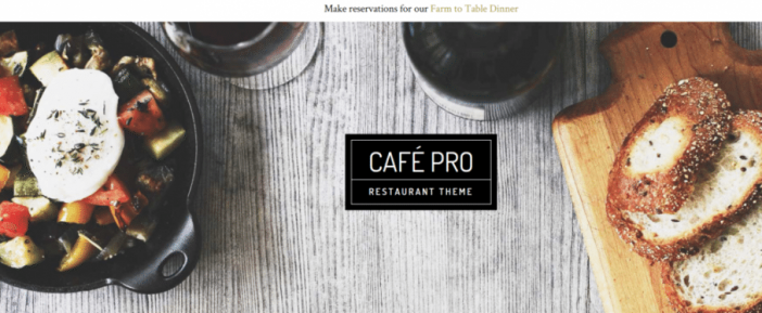 Cafe Pro Theme