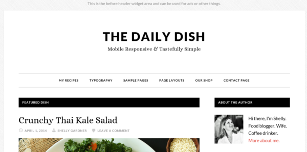 Daily Dish Pro Theme