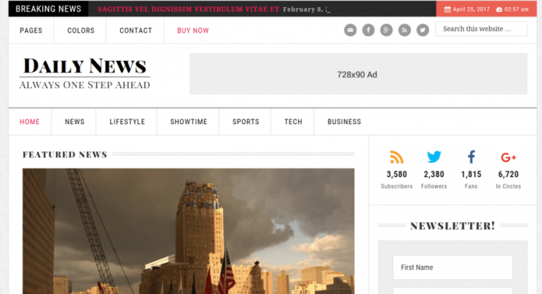 blogger newsbar widget