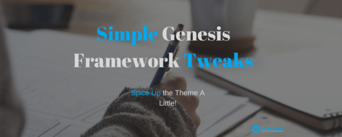 Simple Genesis Framework Tweak