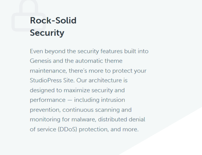 StudioPress Rock Solid Security