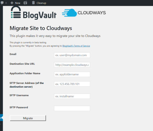 cloudways migrator tool