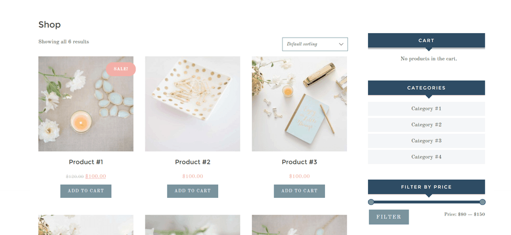 juliette shop page