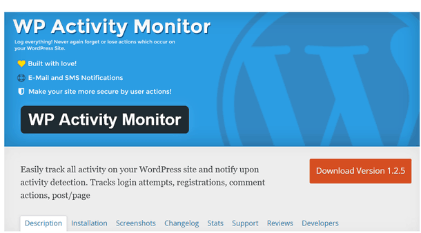 wpactivity monitor